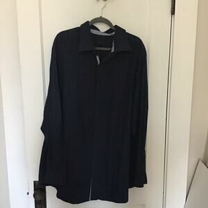 Twenty Eight Degrees Navy Men's Button Down Shirt 2XLT